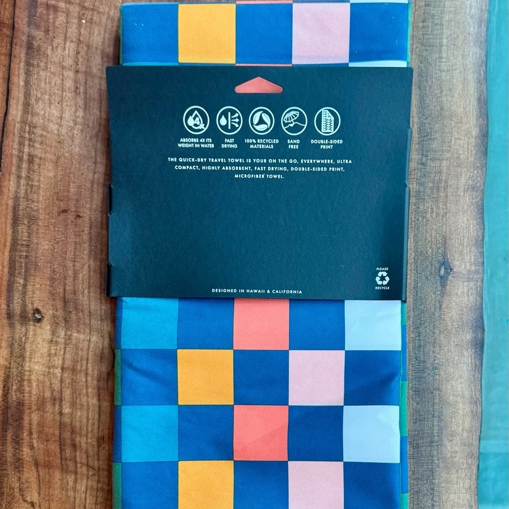 NEW/UNOPENED Slowtide Quick-Dry Travel Towel/Fast Drying/Highly Absorbent Etc.